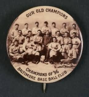 1897 Cameo Pepsin Baltimore Champions Pin